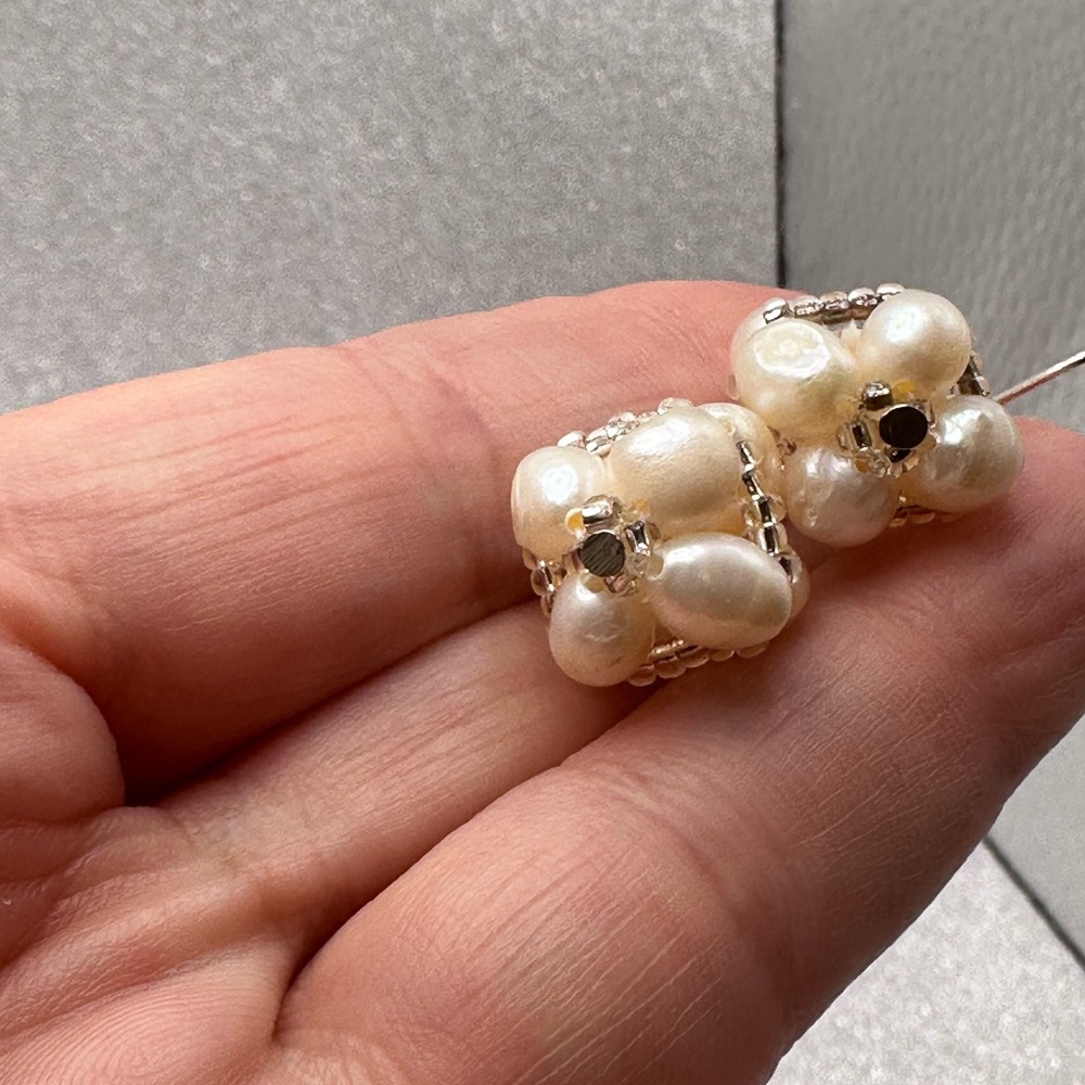 Fresh water Pearl earrings - Picture 5 of 6